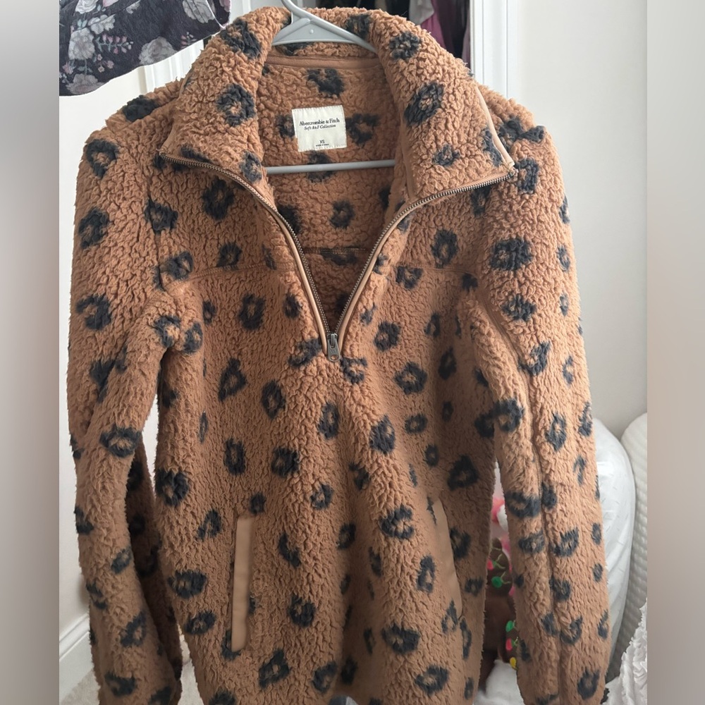 Abercrombie fuzzy bear jacket #abercrombie